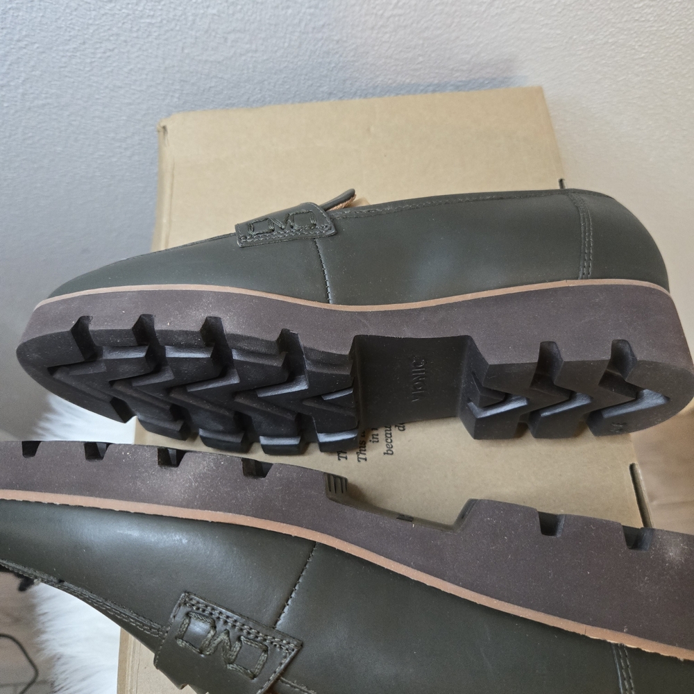 Vionic Cheryl II Women's Dark Olive Green Loafers - New In Box - Ret $135 - Picture 9 of 12